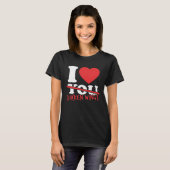 Ik hou van Chicken Wings T-shirt (Voorkant volledig)