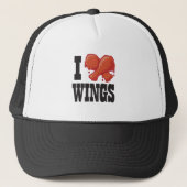 Ik hou van Chicken Wings Trucker Pet (Voorkant)