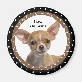 Ik hou van Chihuahuas 2 Magneet (Voorkant)