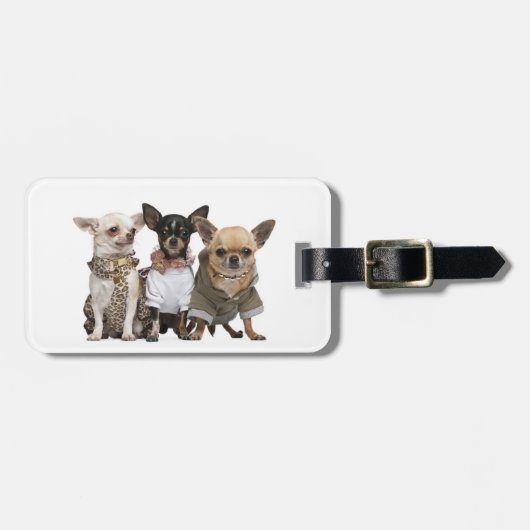 Ik hou van Chihuahuas Bagagelabel (Voorkant horizontaal)