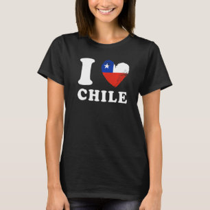 Ik hou van Chili Hart Vlag Chili T-shirt