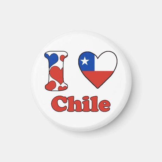 Ik hou van Chili magnet (Voorkant)