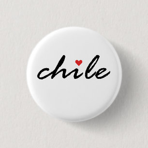 Ik hou van Chili Ronde Button 3,2 Cm