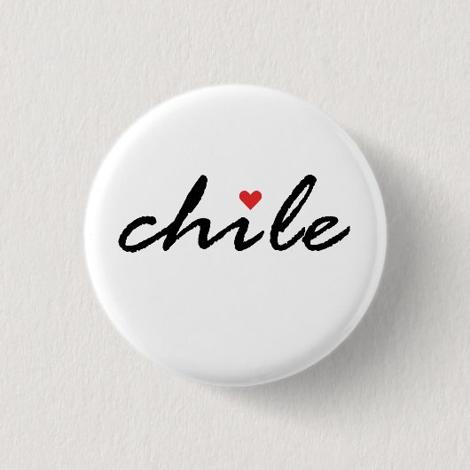 Ik hou van Chili Ronde Button 3,2 Cm (Voorkant)