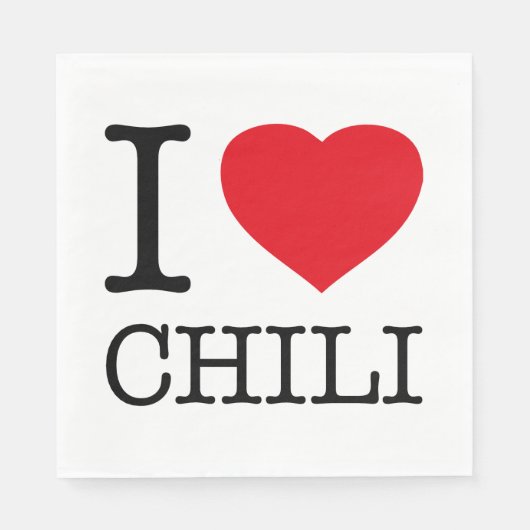 Ik hou van CHILI Servet (Voorkant)