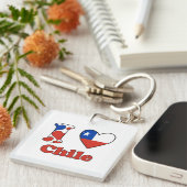 Ik hou van Chili Sleutelhanger (Voorkant Rechts)