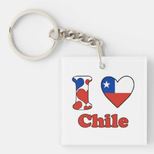 Ik hou van Chili Sleutelhanger