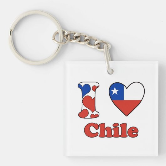 Ik hou van Chili Sleutelhanger (voorkant)