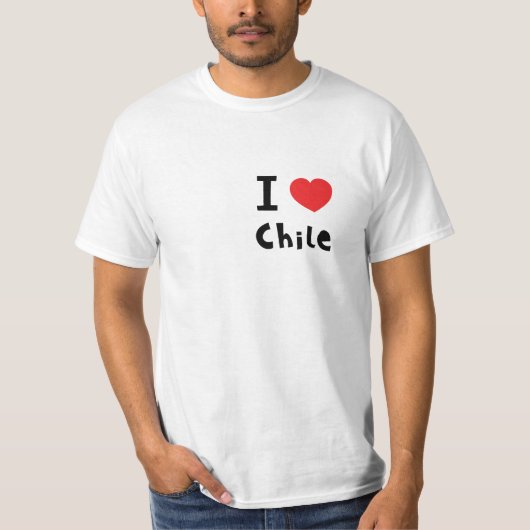 Ik hou van chili t-shirt (Voorkant)