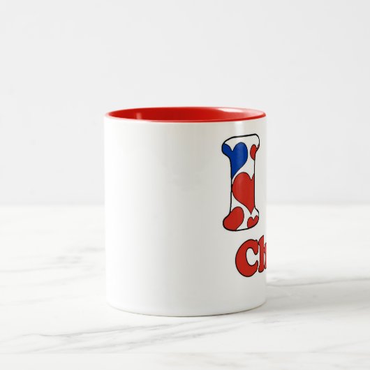 Ik hou van Chili Tweekleurige Koffiemok (Center)