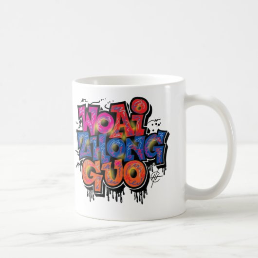 Ik hou van China Koffiemok (Rechts)