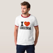 Ik hou van China T-shirt (Voorkant volledig)