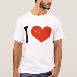 Ik hou van china terug:japan bestrijden t-shirt