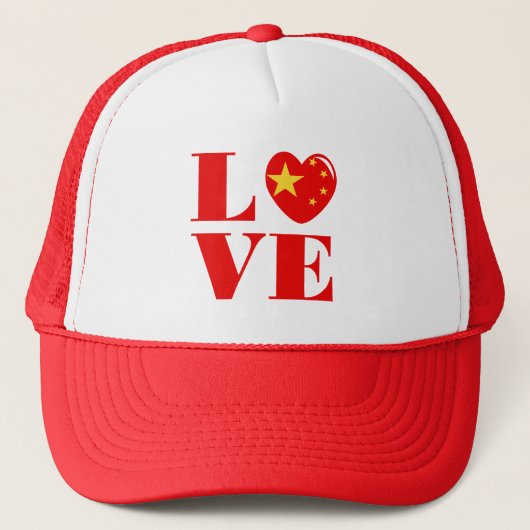 Ik hou van China Trucker Pet (Voorkant)
