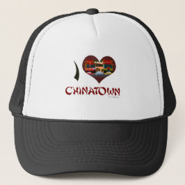 Ik hou van Chinatown San Francisco Illustration He Trucker Pet