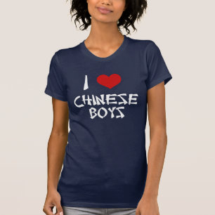 Ik hou van Chinees Boys Shirt