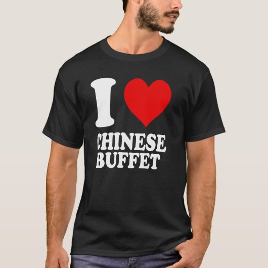 Ik hou van Chinees buffet T-shirt (Voorkant)