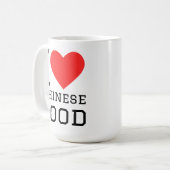Ik hou van Chinees eten Koffiemok (Voorkant links)