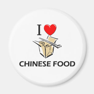 Ik hou van Chinees eten Magneet