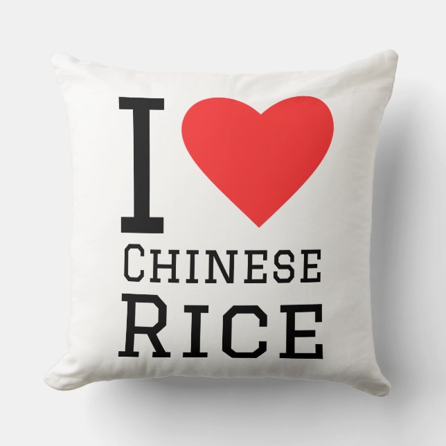 Ik hou van Chinese rijst Kussen (Voorkant)