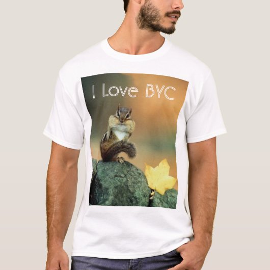 Ik hou van Chipmonk T-shirt (Voorkant)