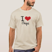Ik hou van Chips T-shirt (Voorkant)