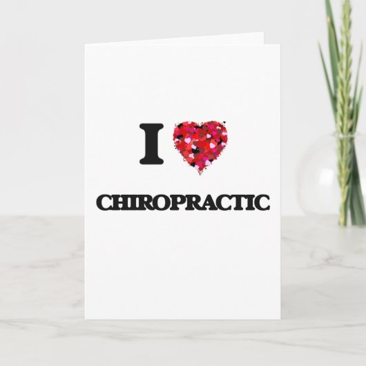 Ik hou van Chiropractic Kaart (Voorkant)