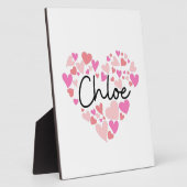 Ik hou van Chloe Fotoplaat (Zijkant)