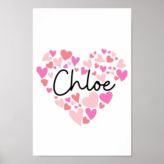 Ik hou van Chloe Poster (Voorkant)