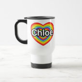 Ik hou van Chloe: regenbooghart Reisbeker (Links)