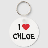 Ik hou van Chloe Sleutelhanger (Voorkant)