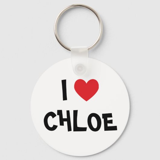 Ik hou van Chloe Sleutelhanger (Voorkant)