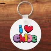 Ik hou van Chloe Sleutelhanger (Voorkant)