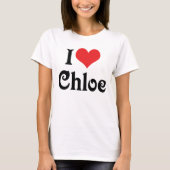 Ik hou van Chloe T-shirt (Voorkant)