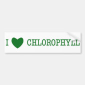 Ik hou van chlorofyl bumpersticker (Voorkant)