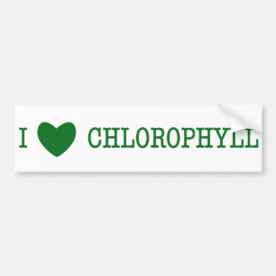 Ik hou van chlorofyl bumpersticker