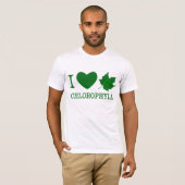 Ik hou van chlorofyl t-shirt (Voorkant volledig)