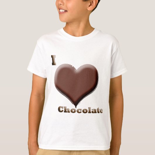 Ik hou van chocolade 12-12-08 t-shirt (Voorkant)