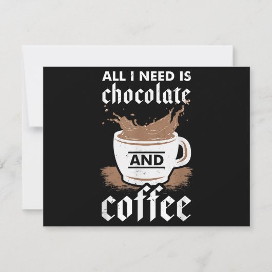 Ik hou van chocolade en koffie (Voorkant)