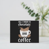 Ik hou van chocolade en koffie (Staand voorkant)