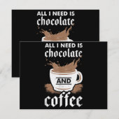 Ik hou van chocolade en koffie (Voorkant / Achterkant)