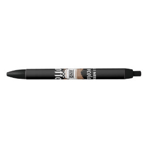 Ik hou van chocolade en koffie zwarte inkt pen