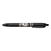 Ik hou van chocolade en koffie zwarte inkt pen (Bodem)