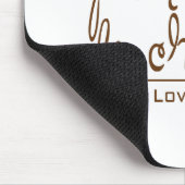 Ik hou van chocolade, in het Frans! Muismat (Hoek)