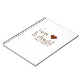 Ik hou van chocolade, in het Frans! Notitieboek (Linkerzijde)