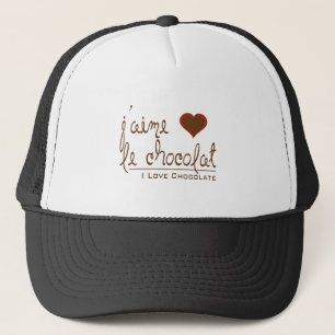 Ik hou van chocolade, in het Frans! Trucker Pet