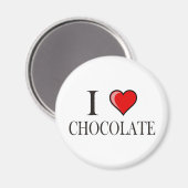 Ik hou van Chocolade Magneet (Voorkant / Achterkant)