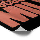 Ik hou van chocolade melk eten eter liefhebber cit poster (Hoek)