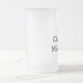 Ik hou van chocolade milkshakes matglas bierpul (Center)