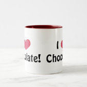 Ik hou van chocolade mok (Center)